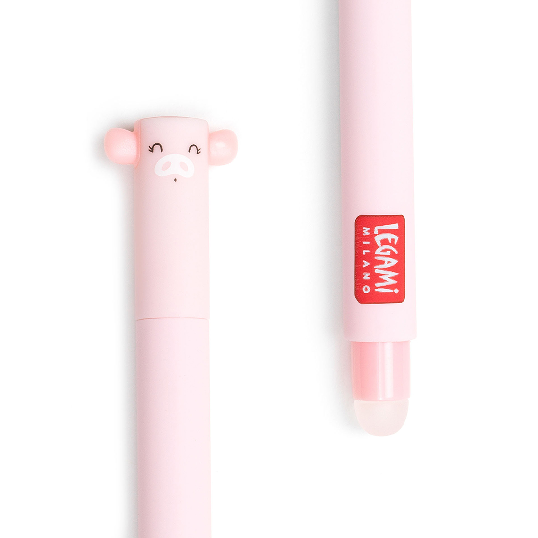 Legami Erasable Gel Pen Piggy (pink)