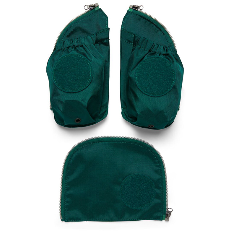 ergobag Seitentaschen Zip-Set Dunkelgrün