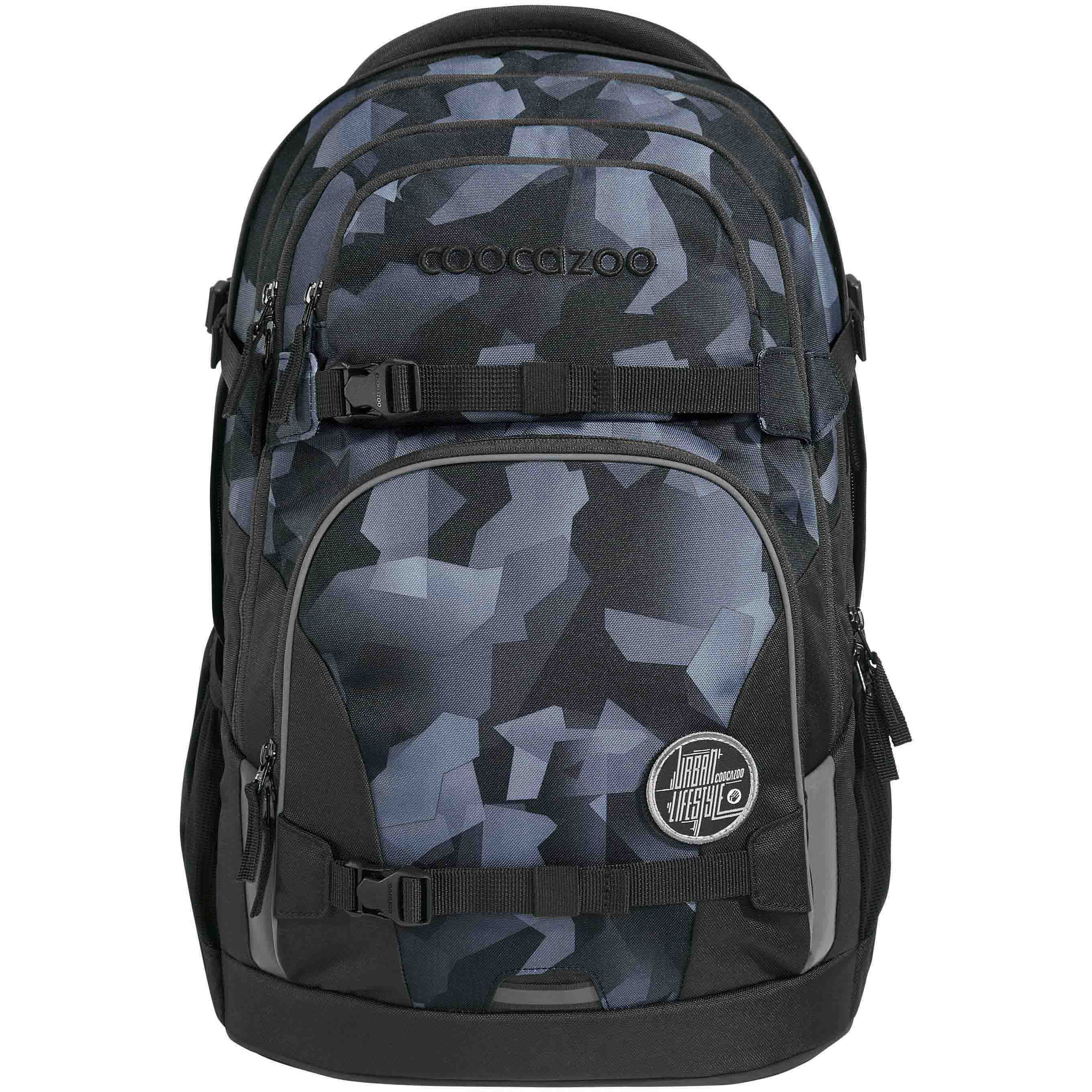coocazoo PORTER Schulrucksack Grey Rocks