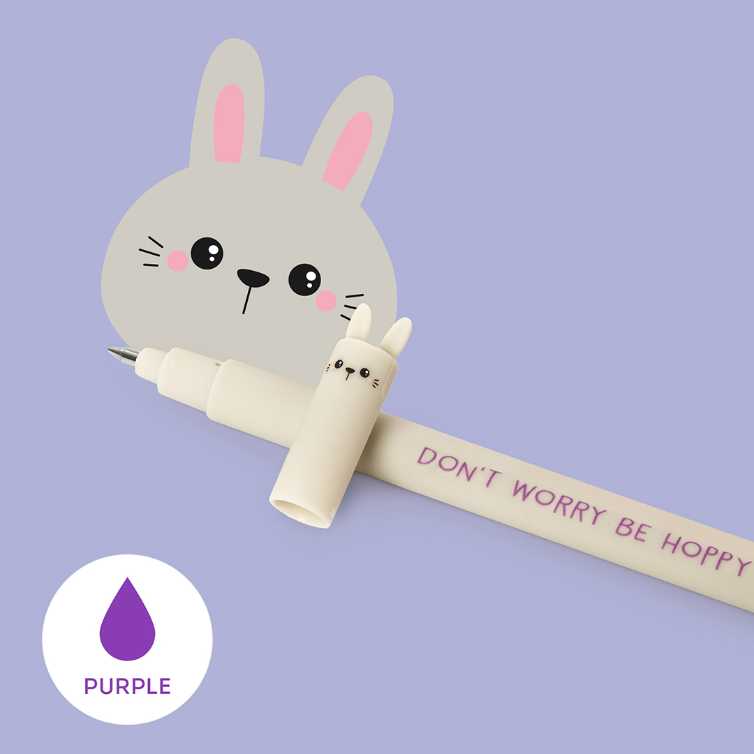 Legami Erasable Gel Pen Bunny (lila)